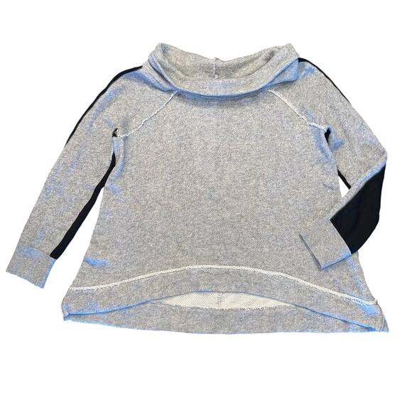 Free People Sweatshirt Cowl Neck Pullover Oversized Relax Fit - Picture 6 of 10